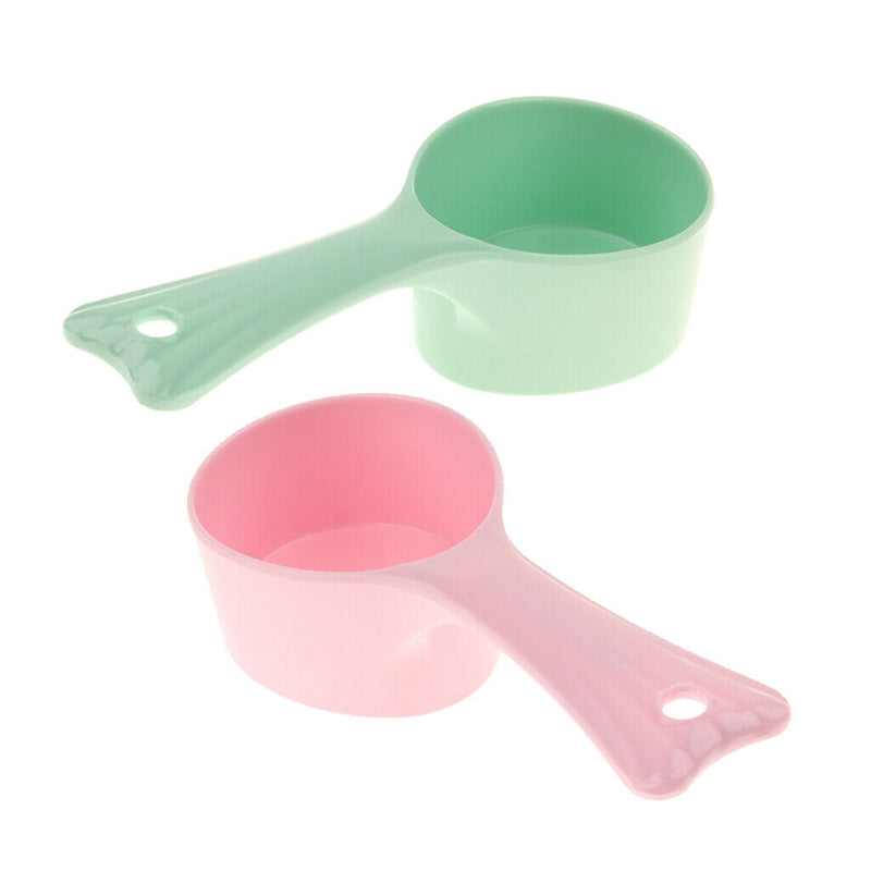 2Pcs Color Random Pet Feeding Shovel Plastic Cat Dog Food Scoop Feeding Spoon