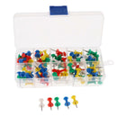 Maps & Notice Board, Colourful Push Pins Thumb Tack Stationery 100pcs/set