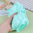 Food Grade Soft Silicone Handmade Ice Mold Six Owls Soap Molds for Soap Mak3 Gw