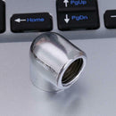 90 Degree Dual G1/4 Thread Tube Converter Elbow for PC Water Cooling System A