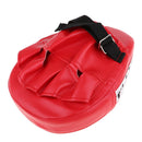 Curved Boxing Focus Mitts PU Leather Muay Thai Kickboxing Punch Hand Pad