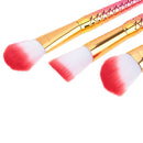 10pcs/set Makeup Brush Fish Tail Powder Contour Foundation Makeup Brushes A