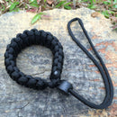 Adjustable Camera Wrist Strap Braided Paracord Strong Weave Lanyard DSLR Black