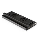 For Xbox One S Accessories Vertical Stand with Cooling Fan 3 Port HUB LED 3in1 Z