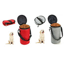 2x Portable Cat Dog Food Storage Bag Bowl Container for Travel Camping 3Kg