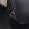 3pcs Women PU Leather Backpack School Bag Shoulder Bag Card Holder(Black)