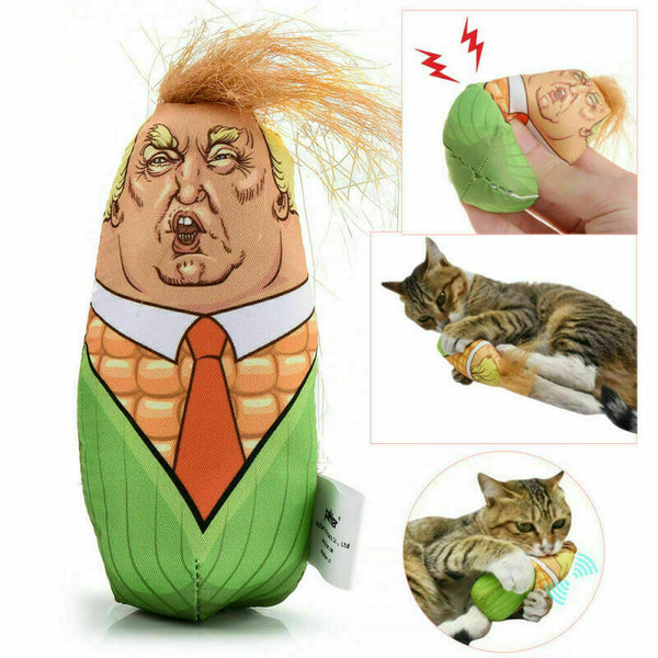 Cat Toys Stuffed Plush Corn Pet Kitten Interactive Teaser v Catnip Sq H0L0