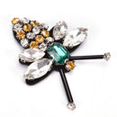 Bees Sequin Rhinestone Bead Brooch Patche Applique Sew on Beading Applique TEUS