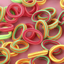 270* Candy Color Hair Clips Rope Ponytail Holder Hair Accessories For Girls Kids