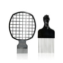 2pcs/set Barber Home Steel Needle Brush Tin Foil Perm  Set Dirty Braid
