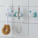 Wall Mounted Storage Mop Holder Rack Brush Broom Hanger Storage Rack Holder