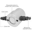 Double Head Sheet Metal Nibbler Saw Cutter Cutting Tool Attachment Power Dr M5M6