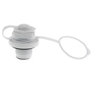 Plastic Air Valve Caps Screw Type For Inflatable Boat Mattress Airbed White