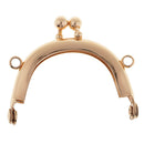 5x4cm Metal Purse Arch Frame Ball Kiss Clasp Lock for DIY Coin Bags Making