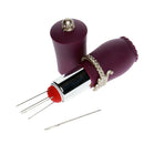 Cute Sewing Needles Pin Cushion Lipstick Shape Sewing Tool Purple