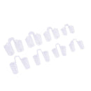 8 Pcs/Box Anti Snore Apnea Slicone Nose Clip Anti-snoring Breathe Aid Stop Sno%!