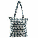 Women Bear Printed Shoulder Shopping Tote Satchel Handbag Grocery Bags Beac I9Q2
