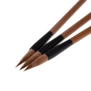 3pcs Chinese Japanese Water Ink Painting Writing Calligraphy Brush Pen Brown  MO