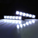 2X 6LED New Car DRL Daytime Running Driving Lamp Steering Turn Signal Light OZ