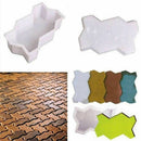 3 Pieces Concrete Mould, Diy Driveway Brick Patio Concrete Slab Path Walk Maker