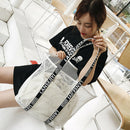 Ms. Hollow Large-Capacity Handbags Fashion Shopping Bag Bucket Female Casua