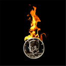 Magic Tricks Fire Coin In The Hand Liquid Accessories Stage Magic Props JR