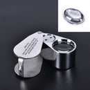 40X Lighted LJD Illuminated Jewelers Jewelry Loupe Magnifying Glass Magnifierã€LJ