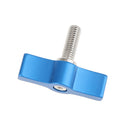 Aluminum Alloy Knob M6x17mm Hand Tightening Thumb Screw For Camera Rod Clamp