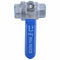 1/2 inch NPT Female 304 Stainless Steel Full Port Ball Valve Vinyl Handle W V3K9