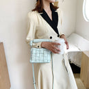 Women Shoulder Totes Woven Handbags Female Braided PU Leather Messenger Bags