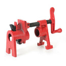 3/4 inch Heavy Duty Pipe Clamp Woodworking Wood Gluing Pipe Clamp Pipe Clam
