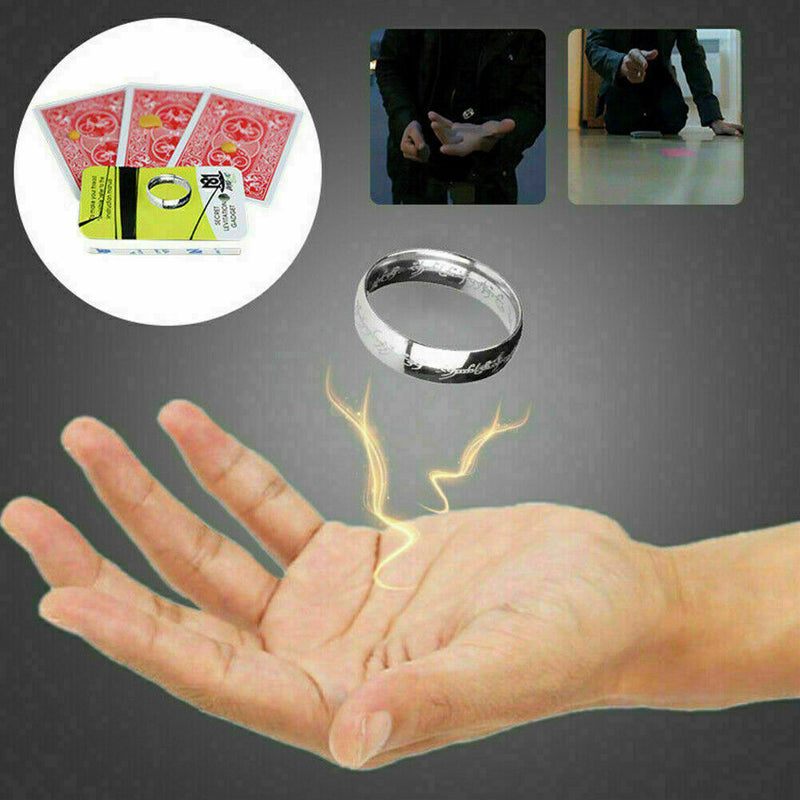 Strong Magnetic Ring Props Floating Invisible Metal Ma Toys T4Q9 Stage Ment I8V6
