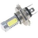 1X high power motorcycle H4 COB white headlights LED high / low light bulb  Gw