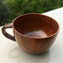 Retro Wooden Cup Primitive Handmade Natural Wood Coffee Tea Beer Wine Juice