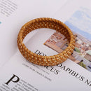 Ethnic Style Hand-Woven Rattan Bracelet Simple Big Round Rattan Bracelet La