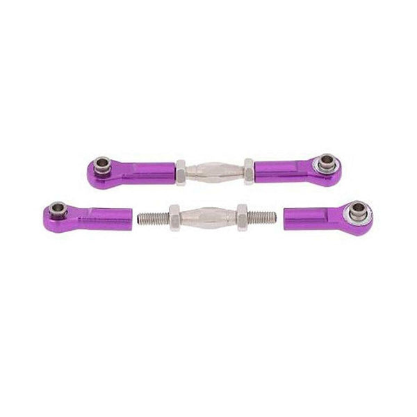 Purple-166017 06048B Front/Rear Servo Link Steering Linkage for HSP 1/10