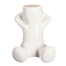 Mini Green Herb Plant Pot Ceramic Hair Home Office Garden Decoration-The sh I8C8
