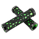 Bicycle Lock on Comfort Rubber Handle Grips Bike Handlebar Grips(Black and