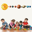 Solar System Planets Wall Stickers for Kids Room Living Room Home DecorationFT