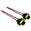 2pcs H8/H9/H11 Bulb Socket Female Adapter Connector for Headlight Fog Lamp A