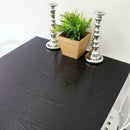 Self Adhesive Film Black Wood Grain Contact Paper Wood Wall Peel Decor D2B4