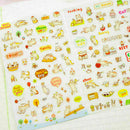 6 Sheets PVC Cute Cartoon Cat Paper Stickers for Diary Scrapbooking Crafts D1U0