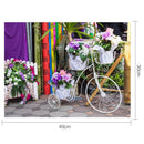 5D DIY Full Drill Diamond Painting Flowers Bike Cross Stitch Embroidery Kit