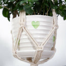 Macrame Plant Hanger For Hanging Planter Baskets Indoor Outdoor - 3 Tier La B4R7