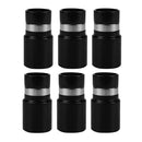 6pcs Replacement Plastic Vacuum Cleaner Hose Adaptor Converter 32mm Black