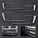 4*Dashboard Console frame trim fit for 2013-2015 BMW 3 4 Series F30 F32 F34 320
