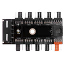 1 to 11 4pin PC Cooler Cooling Fan Hub 12V IDE Power Supply Splitter Cable