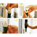 3X Wine Bottle Stoppers Lids Sealed Top New Cap Beer Reusable Flip Vacuum