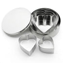 Heart Shaped Cookie Cutters, Stainless Steel Biscuit Pastry Cutters X5Q9