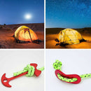 4mm Reflective Guyline 164ft Fluorescent Tent Rope Camping Tarp Awning Canopy